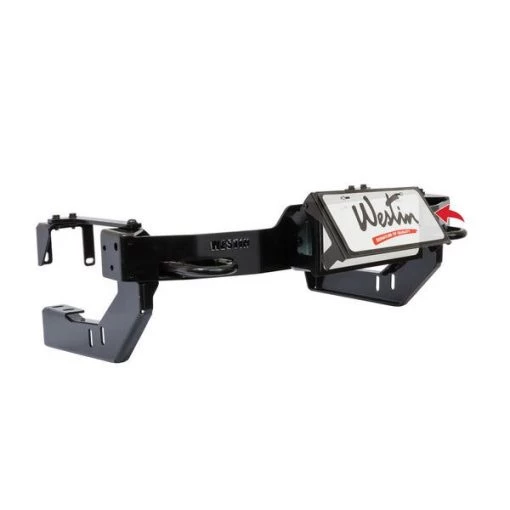 MAX WINCH TRAY LICENSE PLATE BRACKET BLACK