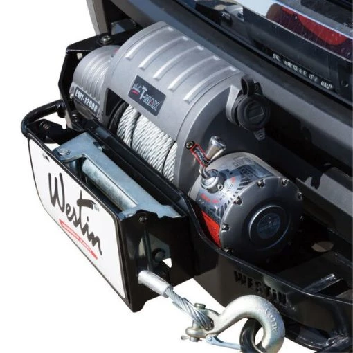 MAX WINCH TRAY LICENSE PLATE BRACKET BLACK