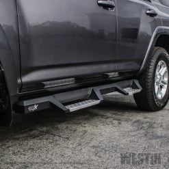 14-C 4RUNNER TRAIL EDITION/4RUNNER SR5/TRD HDX STAINLESS DROP NERF BARS TXT BLK