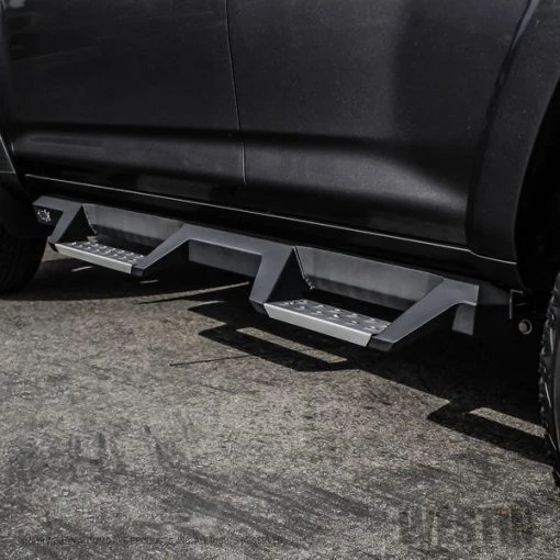 14-C 4RUNNER TRAIL EDITION/4RUNNER SR5/TRD HDX STAINLESS DROP NERF BARS TXT BLK