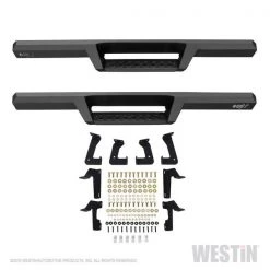 18-C WRANGLER JL 2DR HDX DROP NERF STEP BARS TEXTURED BLACK