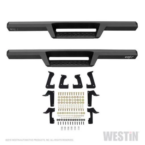 18-C WRANGLER JL 2DR HDX DROP NERF STEP BARS TEXTURED BLACK