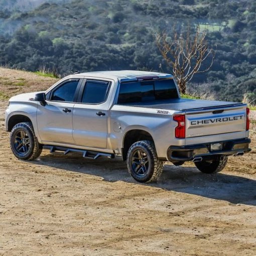 19-C SILVERADO/SIERRA 1500/20-C SILVERADO/SIERRA 2500/3500 CREW CAB TXT BLACK HDX DROP NERF BARS