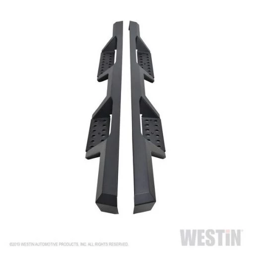 19-C RANGER SUPERCREW TEXTURED BLACK HDX DROP NERF STEP BARS
