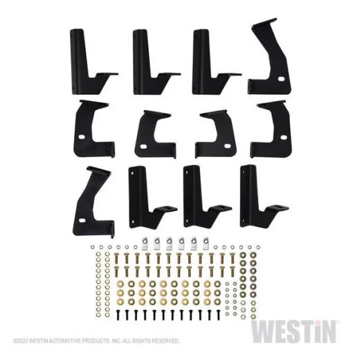 20-C GLADIATOR TEXTURED BLACK HDX DROP NERF STEP BARS