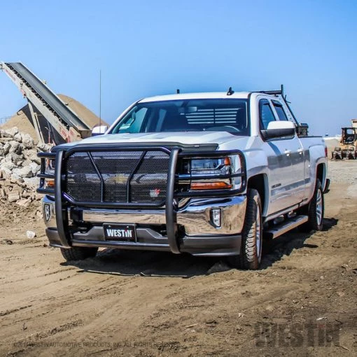 16-16 SILVERADO 1500 HDX GRILLE GUARD BLACK