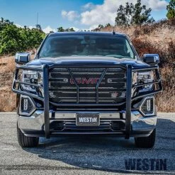 Westin Automotive 19-C SIERRA 1500 BLACK HDX GRILLE GUARD(DOES NOT WORK WITH SENSORS 10 19-C SIERRA 1500 BLACK HDX GRILLE GUARD(DOES NOT WORK WITH SENSORS