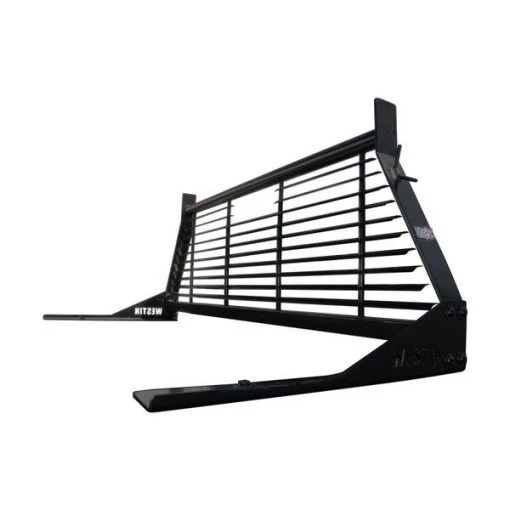 99-18 SILVERADO/SIERRA/04-C F150/07-C TUNDRA HDX LOUVERED HEADACHE RACK BLACK