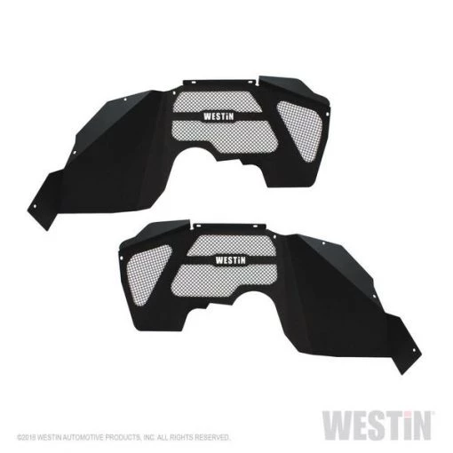 07-C WRANGLER(EXCL 2018 JL)TEXTURED BLACK INNER FENDERS – FRONT