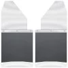 Husky Liner KICK BACK MUD FLAPS 14IN WIDE - STAINLESS STEEL TOP AND WEIGHT