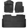 Husky Liner 15-C F150 CREW X-ACT CONTOUR SERIES BLACK FRONT & 2ND ROW FLOOR LINERS
