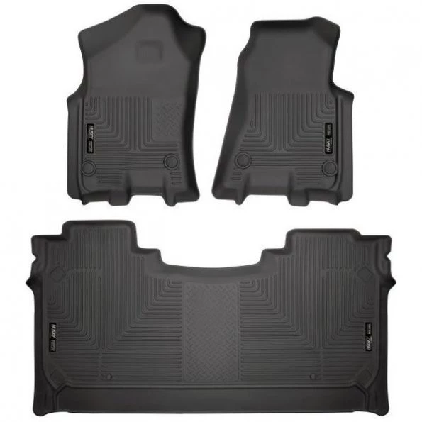 19-C RAM 1500 CREW CAB FRONT & 2ND SEAT FLOOR LINERS WEATHERBEATER SER