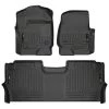 Husky Liner 17-C F250/F350/F450 SUPER DUTY SUPERCREW FRONT & 2ND SEAT FLOOR LINERS
