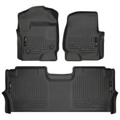 Husky Liner 17-C F250/F350/F450 SUPER DUTY SUPERCREW FRONT & 2ND SEAT FLOOR LINERS