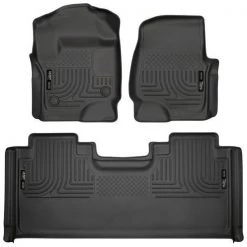 Husky Liner 17-C F250/F350/F450 SUPER DUTY SUPERCAB FRONT & 2ND SEAT FLOOR LINERS