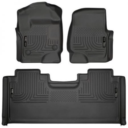 Husky Liner 17-C F250/F350/F450 SUPER DUTY SUPERCAB FRONT & 2ND SEAT FLOOR LINERS