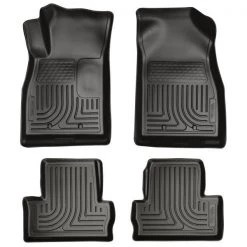 11-15 VOLT CUSTOM MOLDED FRONT & 2ND SEAT FLOOR LINERS BLACK