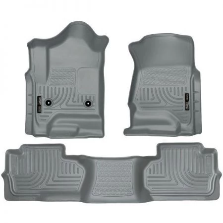 Husky Liner 14-17 SILVERADO/SIERRA 1500/2500/3500 DOUBLE CAB FRONT/2ND SEAT LINERS
