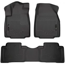 Husky Liner 09-15 PILOT WEATHERBEATER FRONT/2ND SEAT FLOOR LINERS BLACK