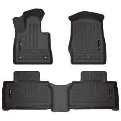 Husky Liner 20-C EXPLORER FRONT & 2ND SEAT FLOOR LINERS BLACK