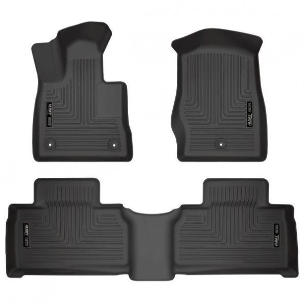 Husky Liner 20-C EXPLORER FRONT & 2ND SEAT FLOOR LINERS BLACK 1 20-C EXPLORER FRONT & 2ND SEAT FLOOR LINERS BLACK