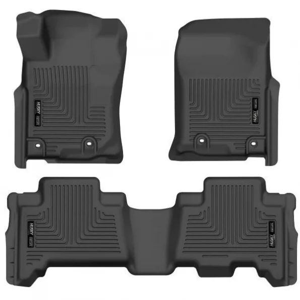 13-C 4RUNNER FRONT & 2ND SEAT FLOOR LINERS BLACK