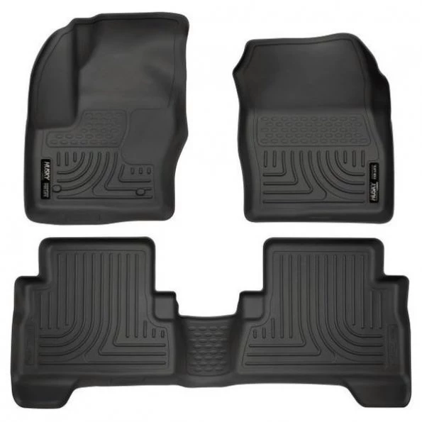 13-C ESCAPE WEATHERBEATER FRONT & 2ND SEAT FLOOR LINER BLACK