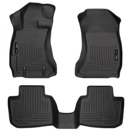 Husky Liner 12-C IMPREZA FRONT/2ND SEAT WEATHERBEATER FLOOR LINERS BLACK