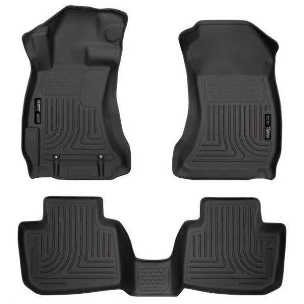 12-C IMPREZA FRONT/2ND SEAT WEATHERBEATER FLOOR LINERS BLACK