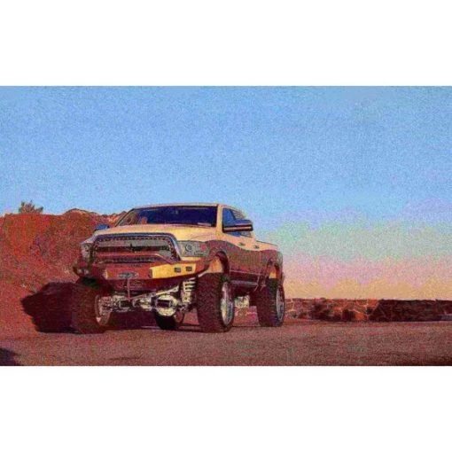 10-18 RAM 2500/3500 FRONT STEALTH WINCH BUMPER, PRE-RUNNER GUARD-SQUAR