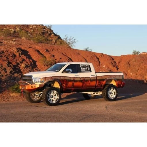 10-18 RAM 2500/3500 FRONT STEALTH WINCH BUMPER, PRE-RUNNER GUARD-SQUAR