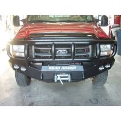 99-04 FORD SUPER DUTY FRONT STEALTH WINCH BUMPER, TITAN II GUARD, SATI