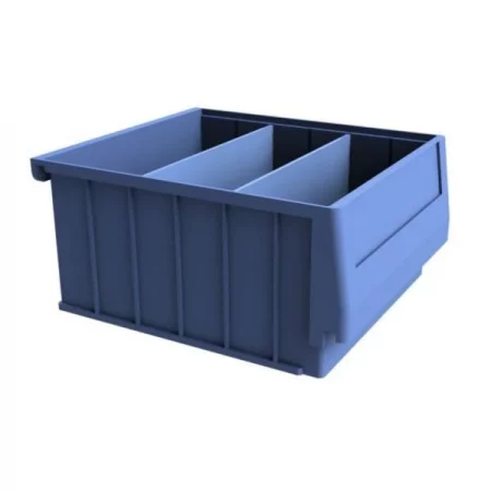 Kargo Master PLASTIC SHELF BIN 10x5.5x11 INCLUDES 2 DIVIDERS
