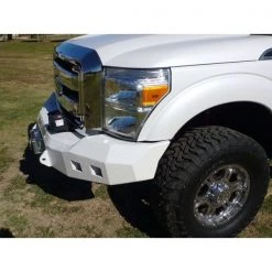 11-16 FORD SUPER DUTY FRONT STEALTH WINCH BUMPER-SQUARE LIGHT HOLES FO