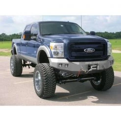 11-16 FORD SUPER DUTY FRONT STEALTH WINCH BUMPER-SQUARE LIGHT HOLES FO