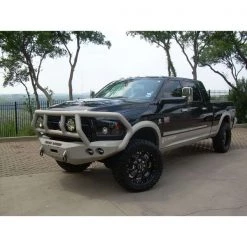 10-14 DODGE RAM HD FRONT STEALTH WINCH BUMPER, TITAN II GUARD, SATIN B