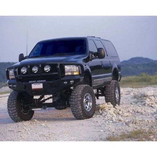 99-04 FORD SUPER DUTY FRONT STEALTH WINCH BUMPER, TITAN II GUARD, SATI