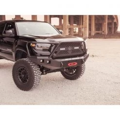 STEALTH FRNT WINCH BUMPER PRE-RUNNER GUARD-TEXTURE BLACK WARN M8000 OR