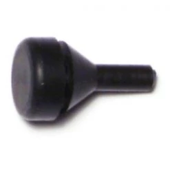 1/2" x .2" Black Rubber Long Door Bumpers 6PK