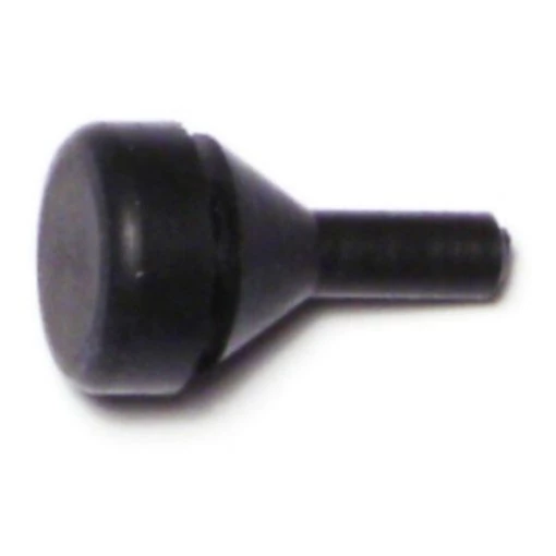 1/2" x .2" Black Rubber Long Door Bumpers 6PK