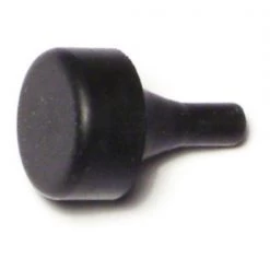 .6" x .3" Black Rubber Chrysler Bumpers 6PK