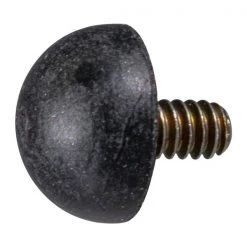 Midwest Fastener Corp. #6-32 x 7/16" Rubber Coarse Thread Male Spherical Bumper Mount 4PK