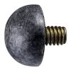 Midwest Fastener Corp. #8-32 x 1/2" Rubber Coarse Thread Male Spherical Bumper Mount 4PK