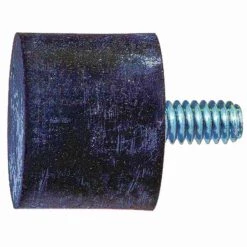 Midwest Fastener Corp. 1/4"-20 x 1" Rubber Coarse Thread Male Cylinder Bumper Mount 2PK