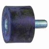 Midwest Fastener Corp. 3/8" x 1.5" x 1.5" MF Cylinder Bumper Mount 2PK