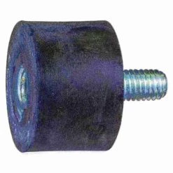 Midwest Fastener Corp. 3/8" x 1.5" x 1.5" MF Cylinder Bumper Mount 2PK