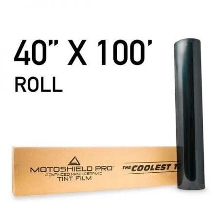Motoshield Pro Nano Ceramic Tint Film 40 inch x 100 feet Pro Window Tint Roll (5%)