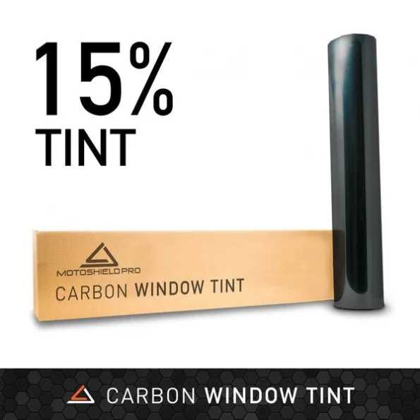 Carbon Window Tint Film for Auto, Car, Truck | 15% VLT (60” in x 100’ ft Roll)