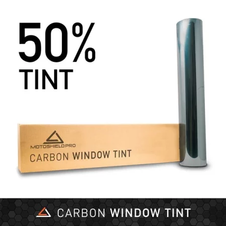 Motoshield Pro Carbon Window Tint Film for Auto, Car, Truck | 50% VLT (24” in x 100’ ft Roll)