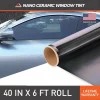 Motoshield Pro Nano Ceramic Tint Film 40 Inch x 72 Inches Uncut Window Tint Roll (5%)